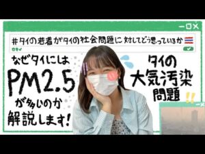 なぜタイにはPM2.5が多いのか解説します😷🇹🇭【タイの社会問題 EP. 3】
