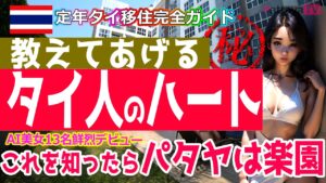 【定年タイ移住】教えてあげるタイ人のハート・これを知ったらタイが100倍楽しい!?