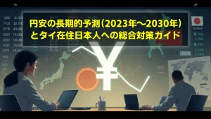 円安の長期的予測(2023年~2030年)とタイ在住日本人への総合対策ガイド