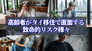 経済的余裕がなく知り合いもあまりいない日本人高齢者がタイ移住で直面する致命的リスク様々