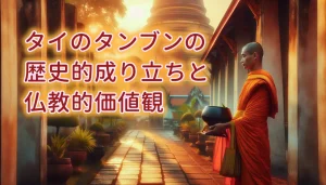 タイのタンブンの歴史的成り立ちと仏教的価値観