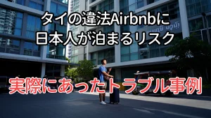 タイの違法Airbnbに日本人が泊まるリスク|中国人オーナー物件の危険性まで徹底解説と実際にあったトラブル事例そして安全な宿泊先の探し方まで