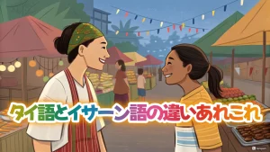 タイ語とイサーン語の違いあれこれ
