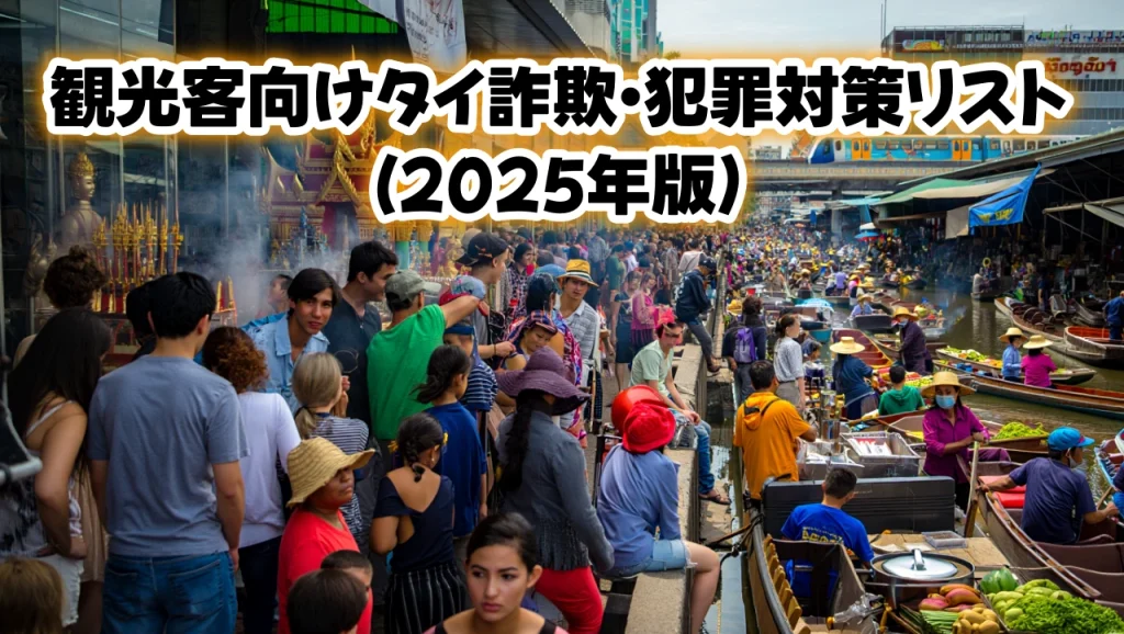 観光客向けタイ詐欺・犯罪対策リスト2025年版