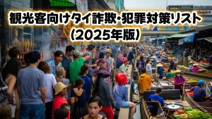 「タイを訪れる観光客向け」詐欺・犯罪対策リスト（2025年版）
