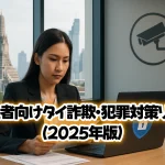 在住者向け（長期滞在・ビジネス）犯罪対策リスト（2025年版）