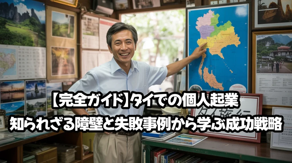 【完全ガイド】タイでの個人起業:知られざる障壁と失敗事例から学ぶ成功戦略