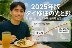 〜円安時代に考える、現地採用生活のリアル〜