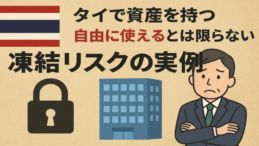 タイで資産を持つ＝自由に使えるとは限らない