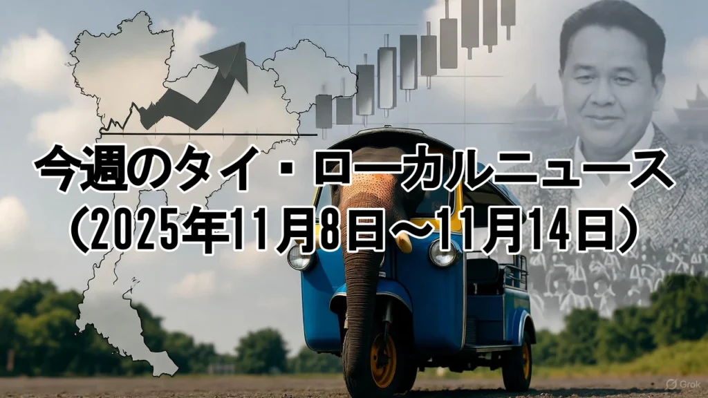 今週のタイ・ローカルニュース（2025年11月8日～11月14日）