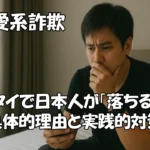 恋愛系詐欺 — タイで日本人が「落ちる」具体的理由と実践的対策（現場攻略ガイド）