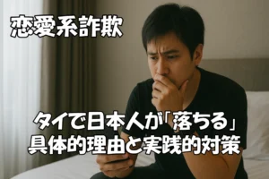 恋愛系詐欺 — タイで日本人が「落ちる」具体的理由と実践的対策