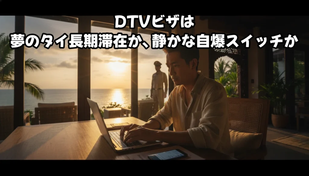 DTVビザ：夢のタイ長期滞在か、静かな自爆スイッチか