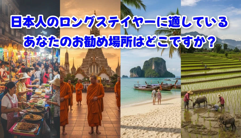 日本人のロングステイヤーに適していると思うお勧め場所はどこですか？