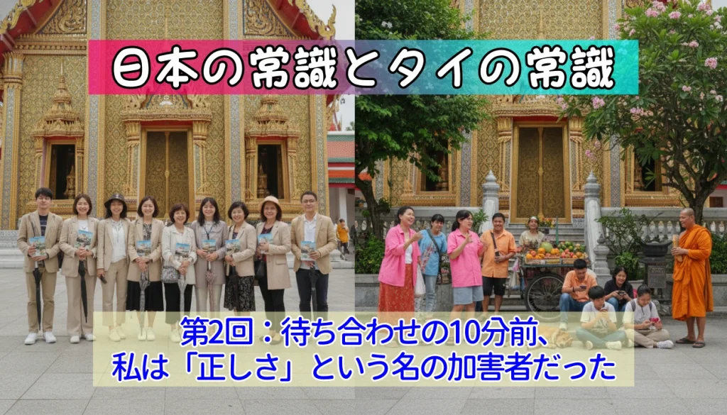 日本の常識とタイの常識：第２回 「正しさ」という名の加害者だった