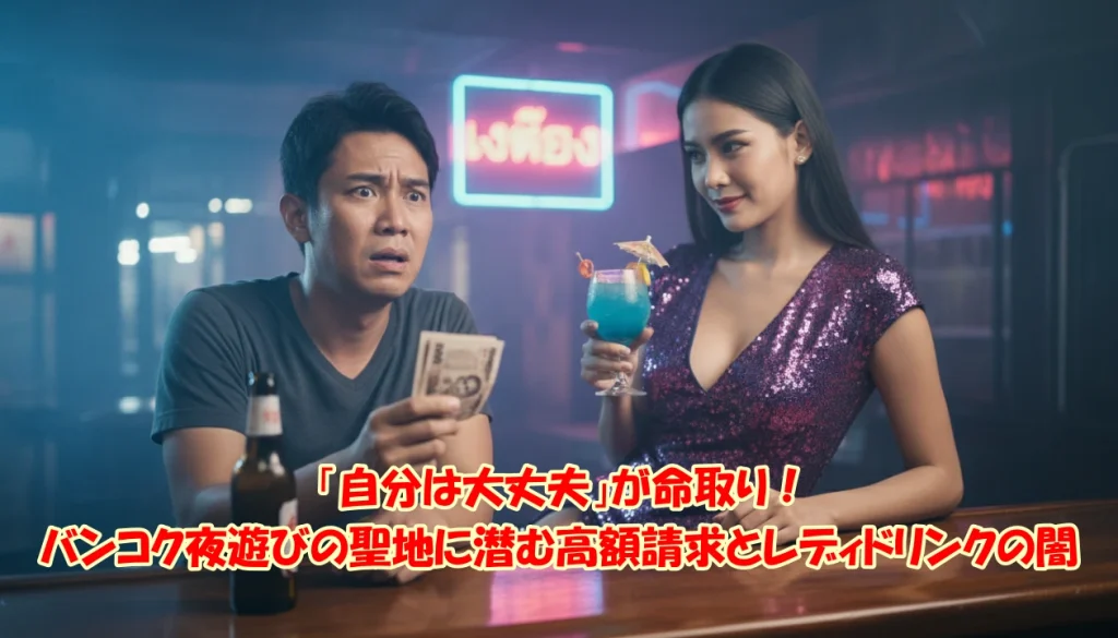 「自分は大丈夫」が命取り！バンコク夜遊びの聖地に潜む高額請求とレディドリンクの闇