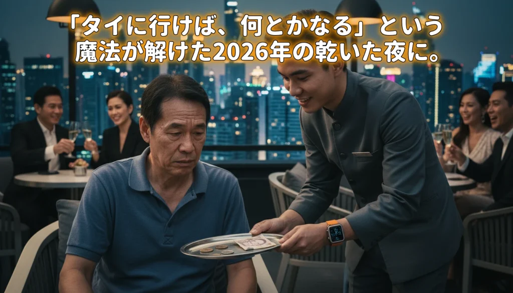 「タイに行けば、何とかなる」という魔法が解けた、2026年の乾いた夜に。