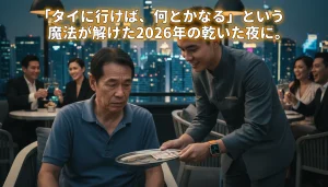 「タイに行けば、何とかなる」という魔法が解けた、2026年の乾いた夜に。