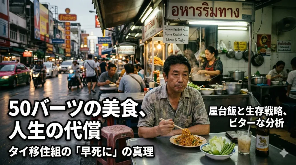 50バーツの美食に潜む「高すぎる代償」―タイ屋台飯と移住組の生存戦略
