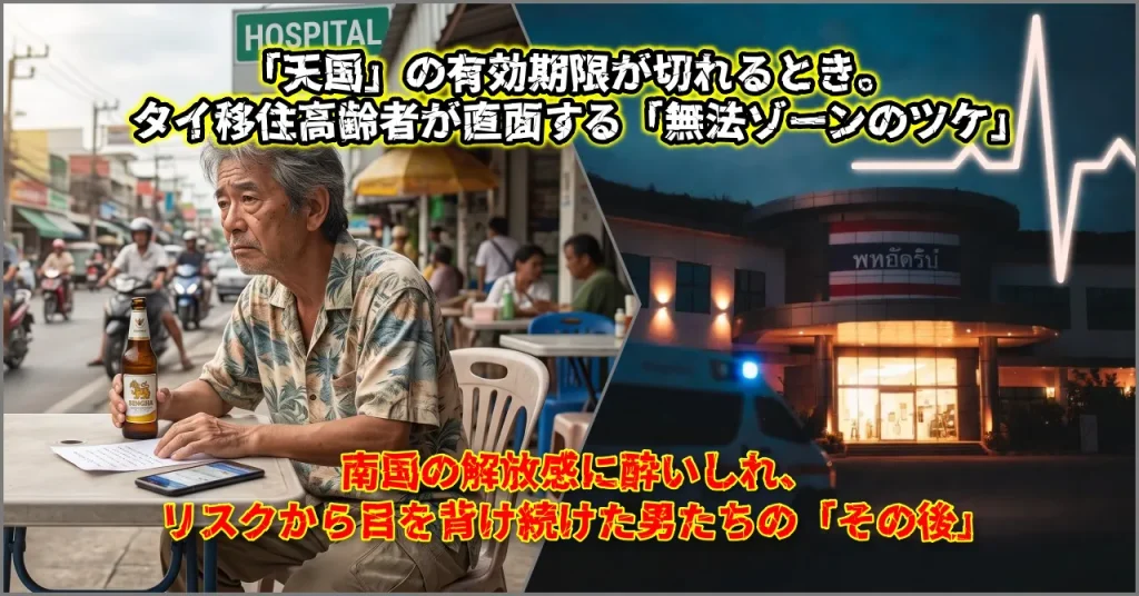 「天国」の有効期限が切れるとき。タイ移住高齢者が直面する「無法ゾーンのツケ」